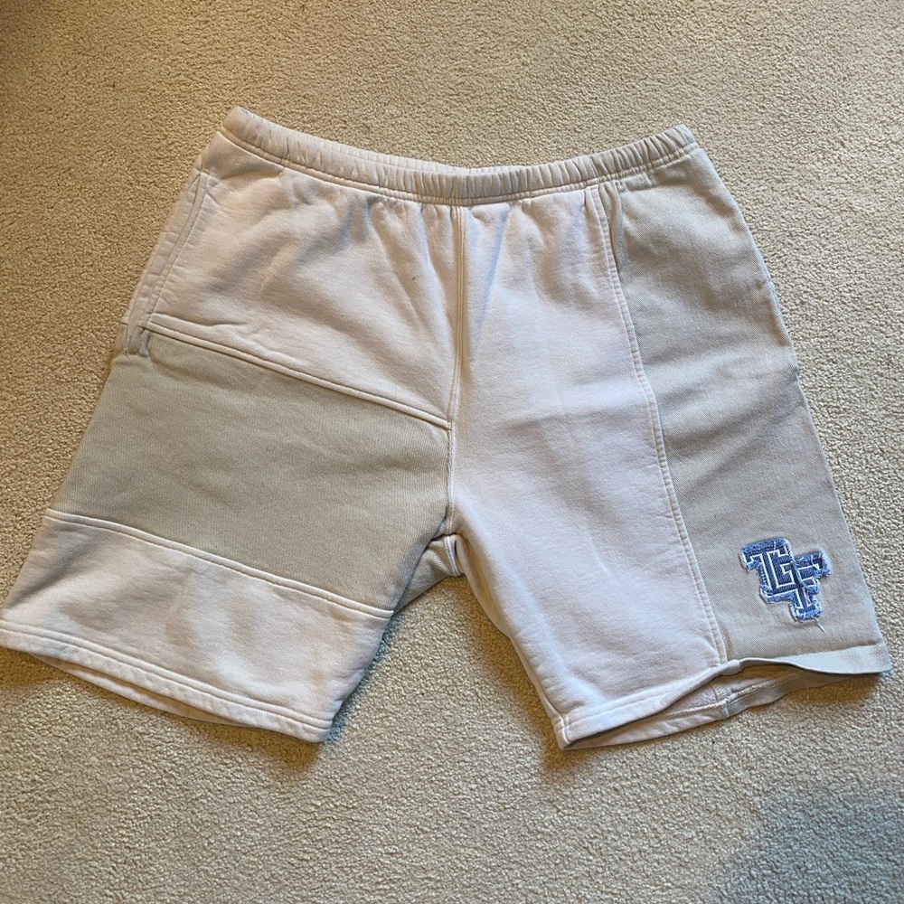 Teddy Fresh Neutral Patchwork Shorts - image 1